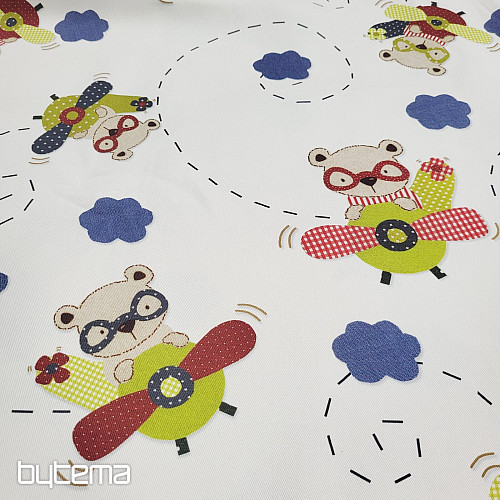 Tela decorativa infantil BEAR FLYER
