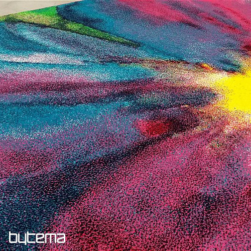 Alfombra pieza MULTI COLOR Flor