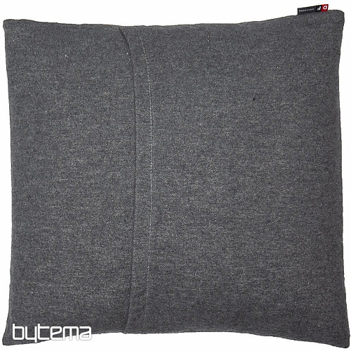 Funda de almohada con flor de jade - antracita