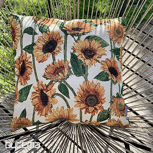 Funda de cojín tapiz GIRASOL