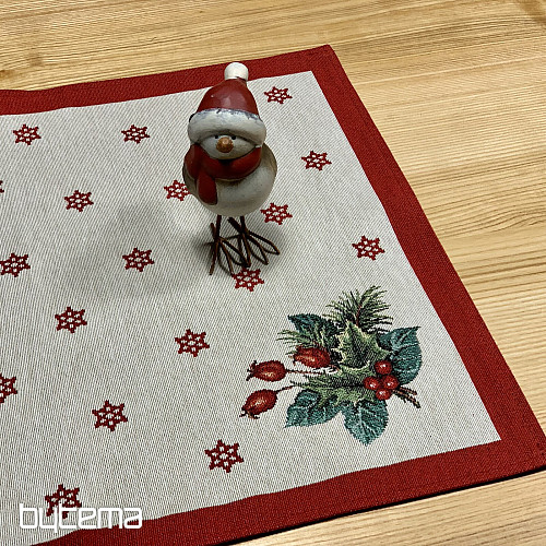 Mantel tapiz y pañuelo VELA DE NAVIDAD