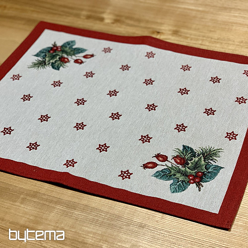 Mantel tapiz y pañuelo VELA DE NAVIDAD