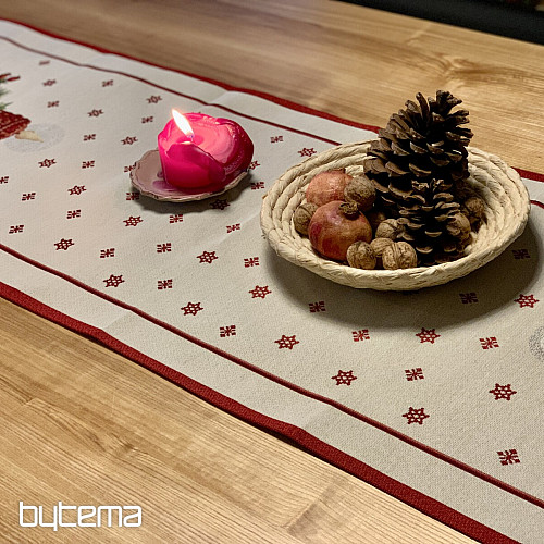 Mantel tapiz y pañuelo VELA DE NAVIDAD