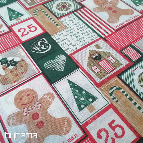 Tela decorativa NAVIDAD PAN DE JENGIBRE