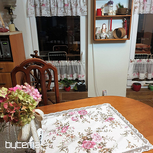 Tela decorativa ROSE RAKEL crema