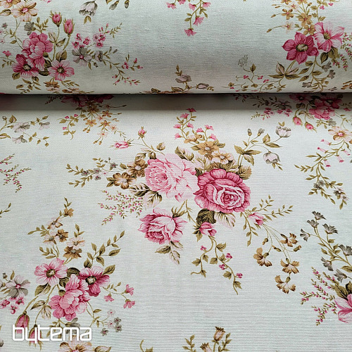 Tela decorativa ROSE RAKEL crema