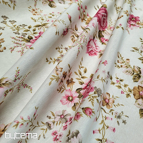 Tela decorativa ROSE RAKEL crema