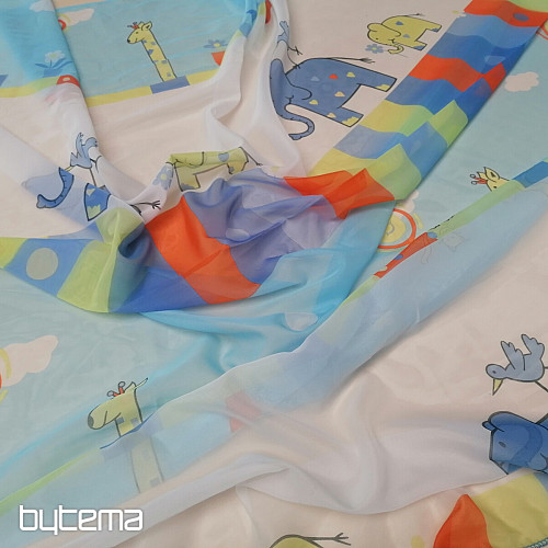 Cortina de voile infantil ANIMAL