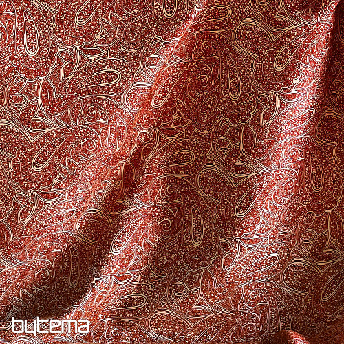 IRISETTE satén de algodón de lujo Verona 8357-60 rojo
