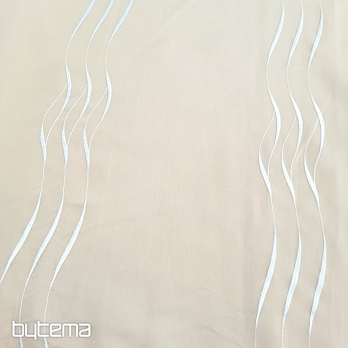 Cortina blanca de lujo bordada GERSTER 195/0001