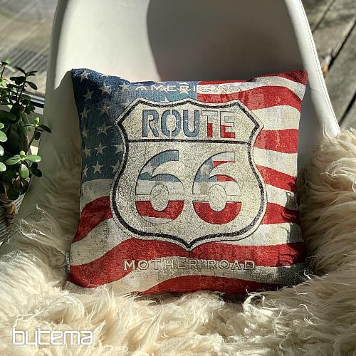 Funda de cojín tapiz RUTA 66