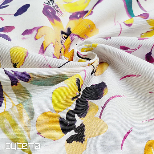 Tela decorativa ALENA flores lilas