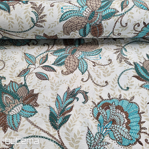 Tela decorativa DORKA turquesa
