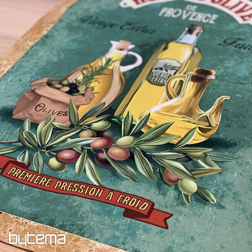 Paño de cocina diseño retro ACEITE DE OLIVA