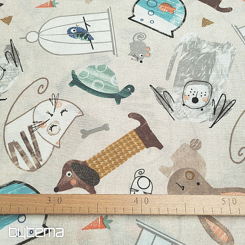 Tejido decorativo MASCOTAS