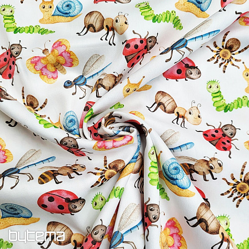 Satén de algodón infantil estampado digital ANIMALES