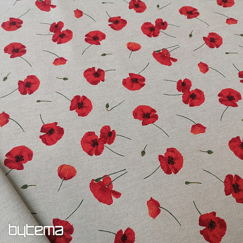Tela decorativa de amapolas POPPY