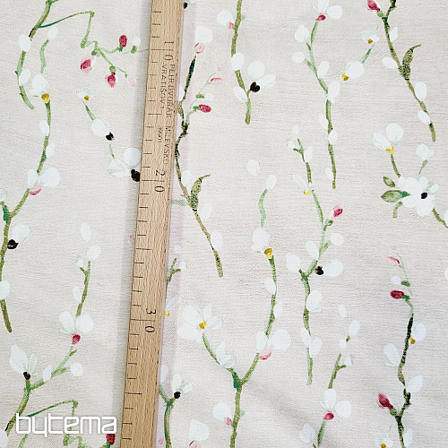 Tela decorativa Ramitas NOA rosa