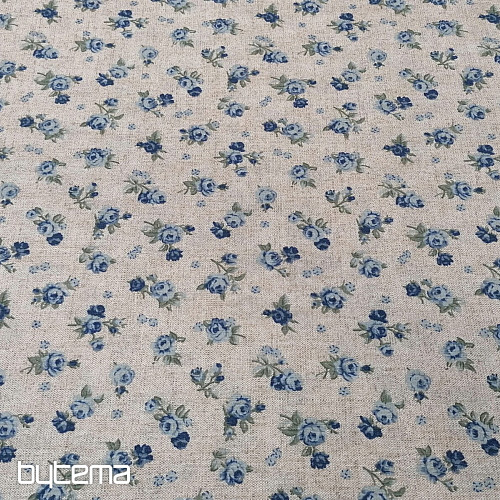 Tela decorativa ROSE azul