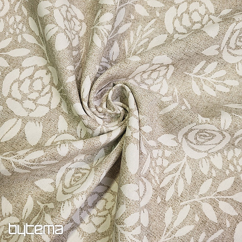 Tela decorativa ROSE crema