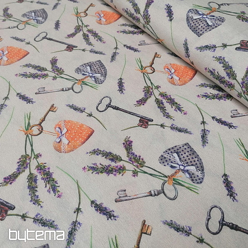Tela decorativa CLAUDIE lavanda