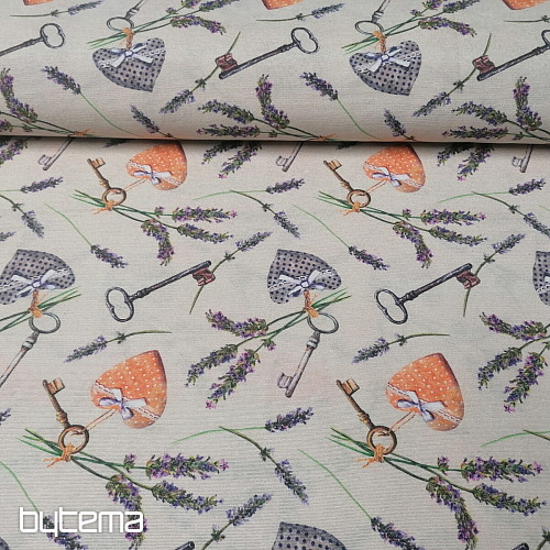 Tela decorativa CLAUDIE lavanda