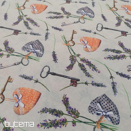 Tela decorativa CLAUDIE lavanda