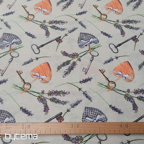 Tela decorativa CLAUDIE lavanda