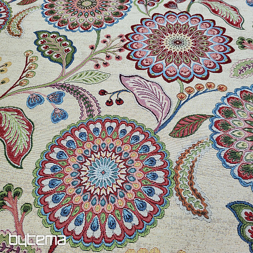 Tela tapiz ARCADIA MANDALA FLORES