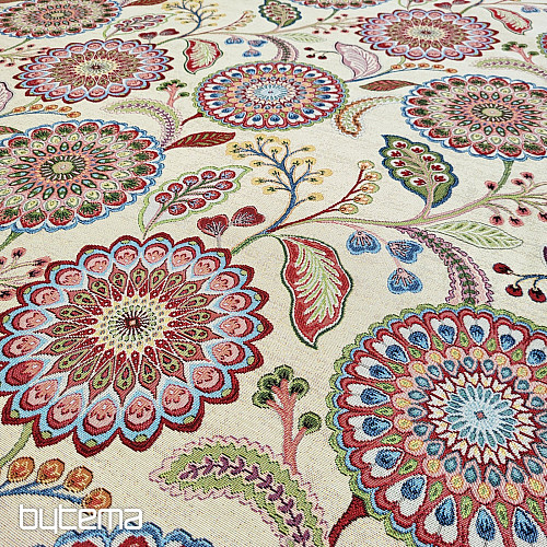 Tela tapiz ARCADIA MANDALA FLORES