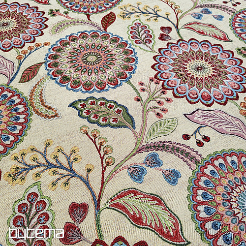 Tela tapiz ARCADIA MANDALA FLORES