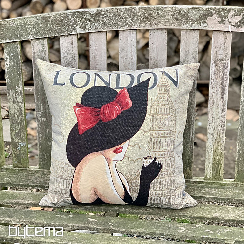 Funda de cojín tapiz LADY LONDON