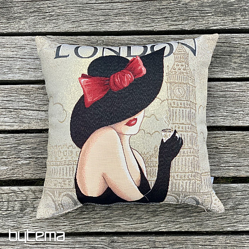 Funda de cojín tapiz LADY LONDON
