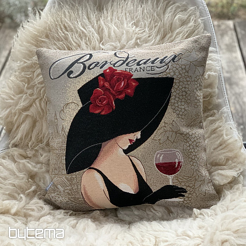 Funda de cojín tapiz LADY BURDEOS
