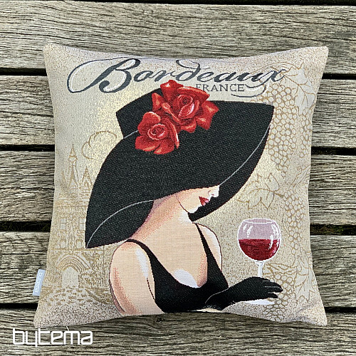 Funda de cojín tapiz LADY BURDEOS