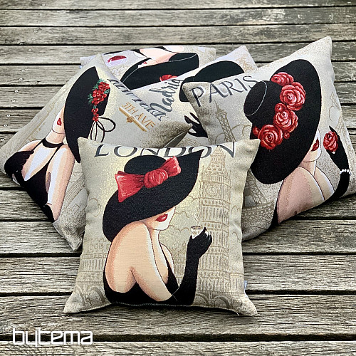 Funda de almohada tapiz LADY NEW YORK