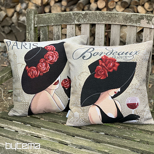 Funda de almohada tapiz LADY PARIS