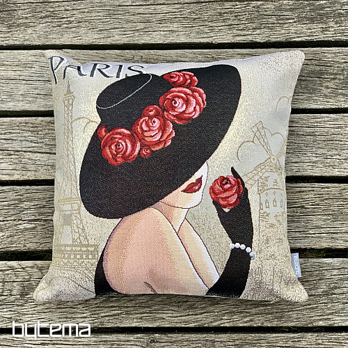 Funda de almohada tapiz LADY PARIS