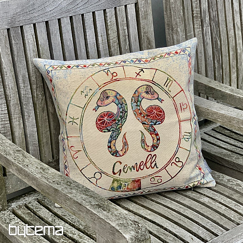 Funda de cojín tapiz ZODIAC Géminis
