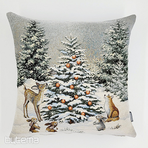 Funda tapiz navideño ANIMALES EN EL ÁRBOL