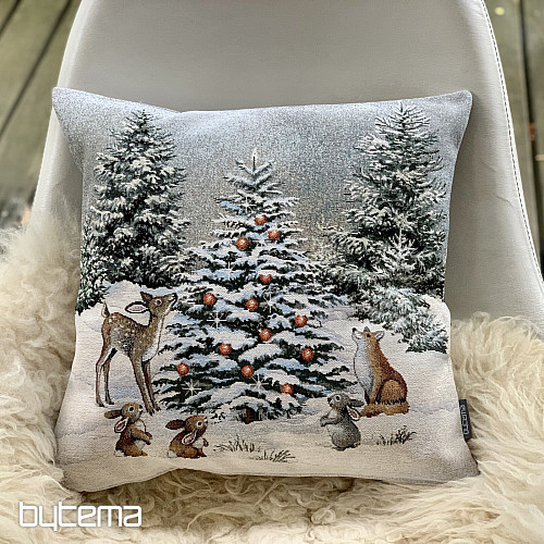 Funda tapiz navideño ANIMALES EN EL ÁRBOL
