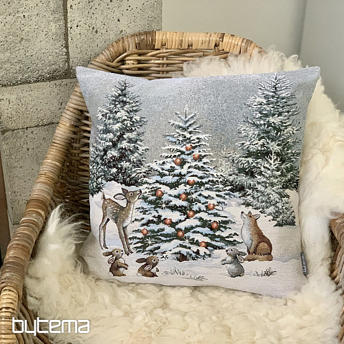 Funda tapiz navideño ANIMALES EN EL ÁRBOL