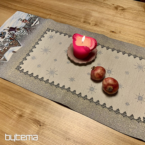 Mantel y bufanda tapiz ALEGRÍA INVERNAL