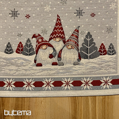 Mantel y bufanda tapiz DUENDES NAVIDEÑOS