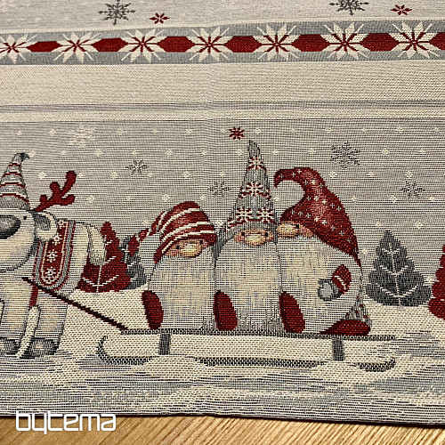 Mantel y bufanda tapiz DUENDES NAVIDEÑOS