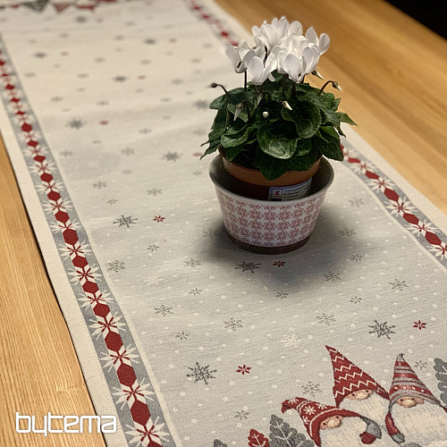Mantel y bufanda tapiz DUENDES NAVIDEÑOS