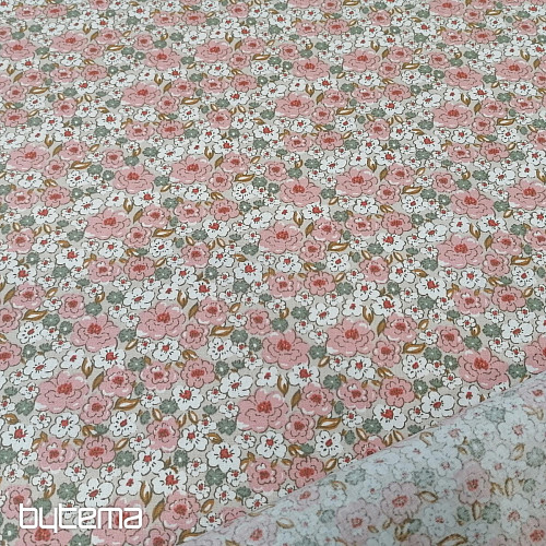 Tela de algodón KALMIA rosa