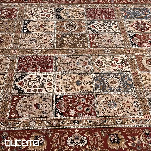 Alfombra clásica de lana ORIENT cassette rosa antiguo