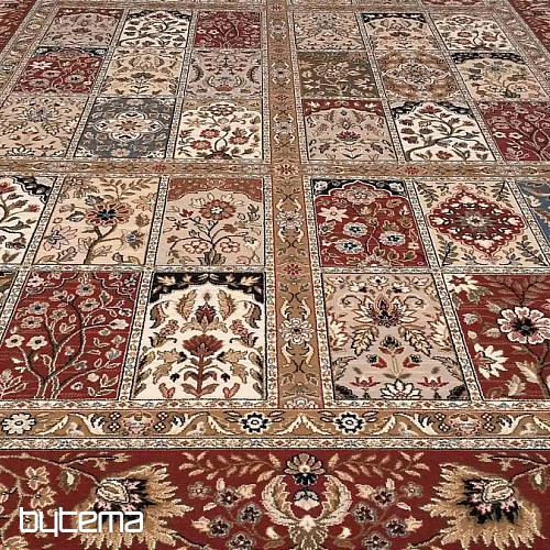 Alfombra clásica de lana ORIENT cassette rosa antiguo