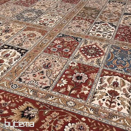 Alfombra clásica de lana ORIENT cassette rosa antiguo
